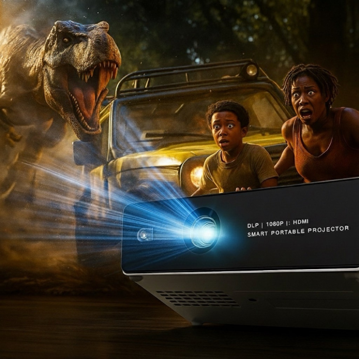 Premium 4K Portable Projector - Professional Entertainment Anywhere - Image 4