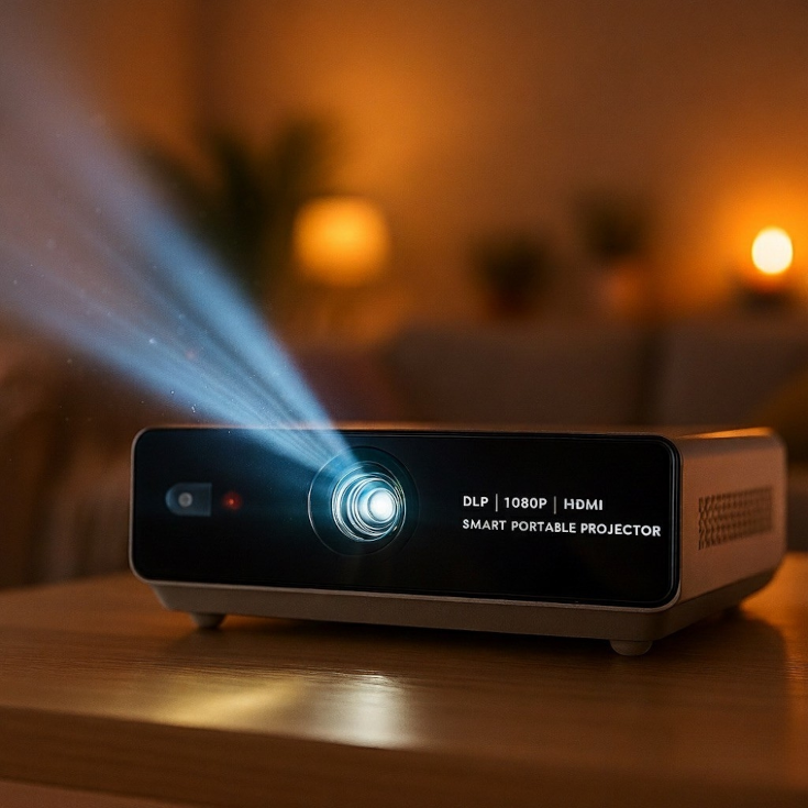 Premium 4K Portable Projector - Professional Entertainment Anywhere - Image 2